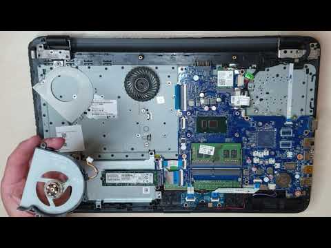 HP 250 G5 / HP 255 G5 Disassembly and cleaning / thermal paste replacement