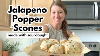 I Turned Jalapeno Poppers Into SOURDOUGH JALAPENO POPPER SCONES!