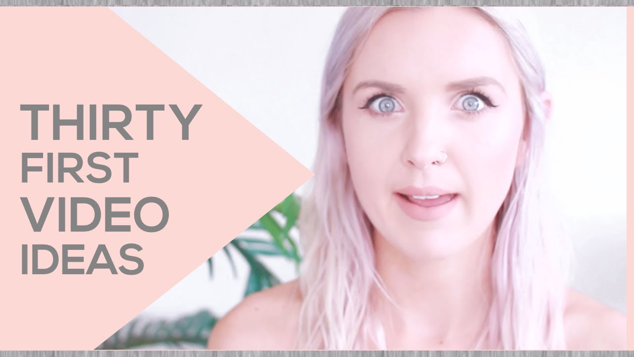 30 First Video Ideas | CHANNEL NOTES