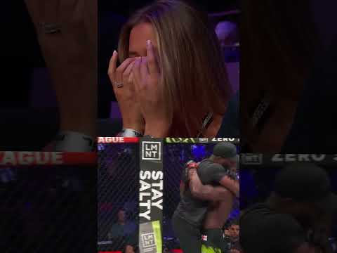 Dakota Ditcheva reacts to Dalton Rosta getting KO'd! 🫣 #MMA #PFL #Shorts