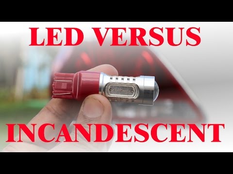 LED vs Incandesent Tail Light Bulb Review