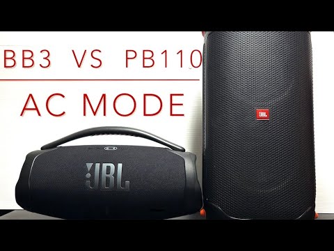JBL BoomBox 3 vs PartyBox 110 in AC MODE 🎶 sound test