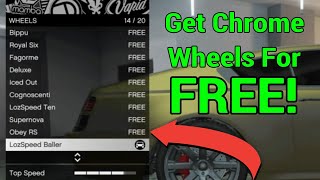How To Get Chrome Wheels For FREE! (GTA Online)