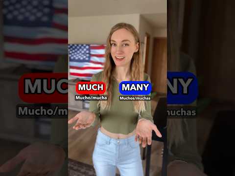 ¿Sabías cómo usar “much” o “many” correctamente en #inglés? #aprenderingles #fluentjulia