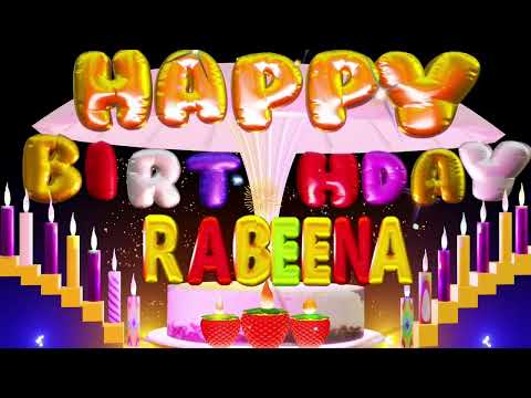 Rabeena Happy Birthday Song| Happy Birthday To You #rabeena