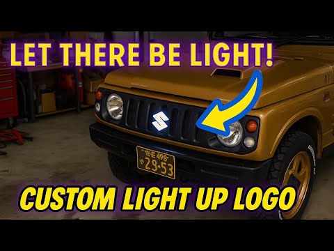 Jimny Mod: 3D Printed Suzuki Logo That Actually Lights Up