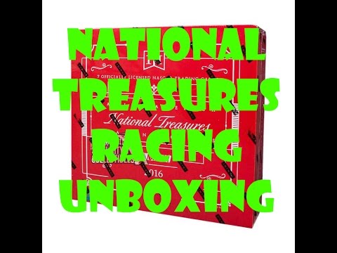 2016 National Treasures NASCAR Racing Unboxing