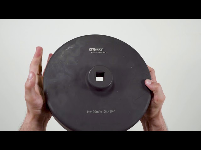 Video teaser for KS TOOLS 460.0175 3/4" Achsmuttern-Schlüssel 6-kant kurz 190mm (Unboxing)