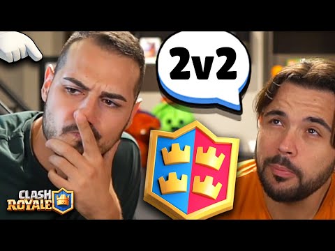 CICCIO nel MIO STUDIO... PARTITE 2v2 EPICHE! - Clash Royale
