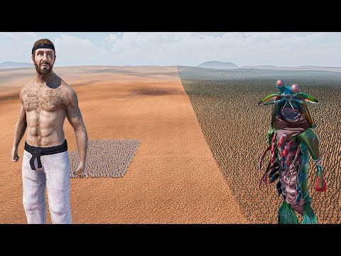 1 5 MILLION MANTIS SHRIMPS vs 1000 CHUCK NORRIS - Ultimate Epic Battle Simulator 2 UEBS 2