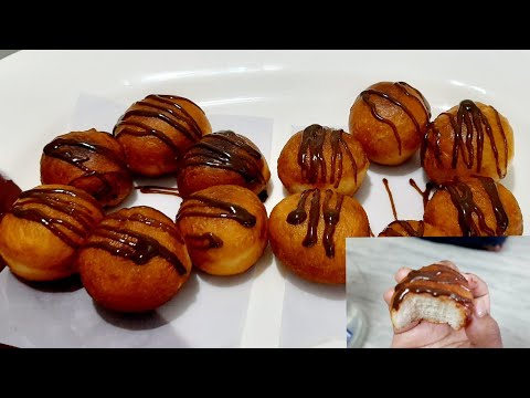 Spongy Flower Donut without Oven | Mochi Donut Recipe