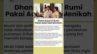 Pilih Konsep Internasional, Ahmad Dhani Bujuk El Rumi Pakai Adat saat Pernikahannya dengan Syifa