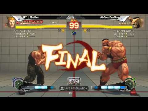 SFT GuillerBR(Guile) VS Ai-TrazPraNos(Guile\Akuma\Zangief) FT 7