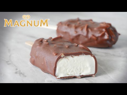 MAGNUM Glacés Maison 🍦Recette Facile des ESQUIMAUX Vanille Chocolat SANS SORBETIÈRE