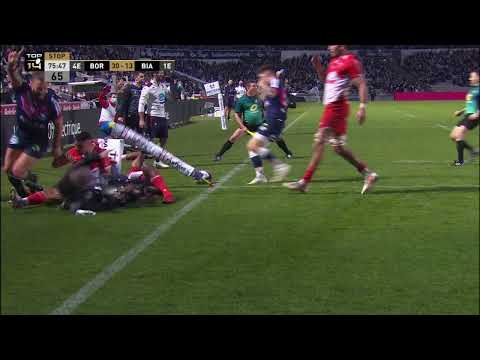 TOP 14 - J14: Le cameraman d'UBB-BO se blesse et reçoit l'ovation du public