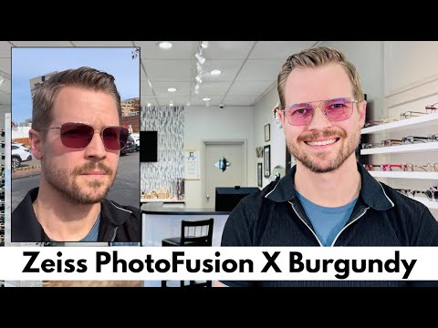 Zeiss PhotoFusion X Burgundy | Gotti PO-04 Dickens Frame