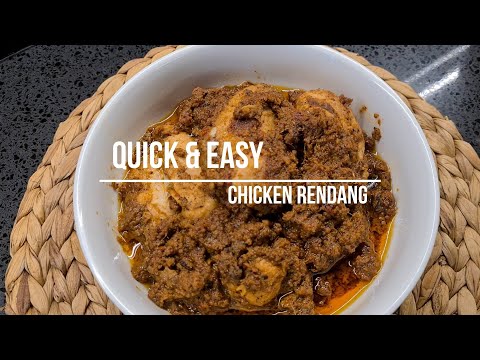 Simple Chicken Rendang recipe for Beginners!