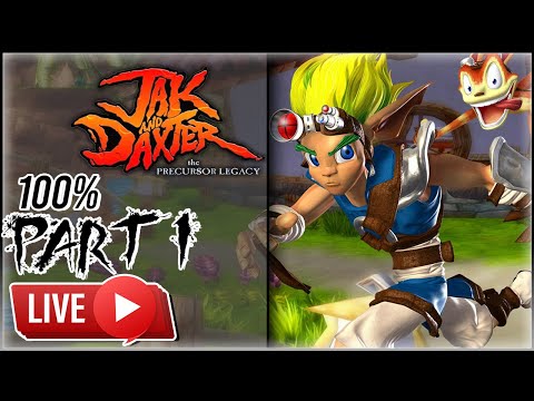 JAK AND DAXTER THE PRECURSER LEGACY PC NATIVE PORT LIVE 100% 2023! - PART 1 - BEFORE DAXTER CHANGED!