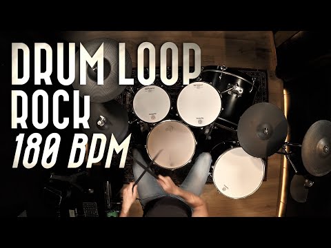 Drum Loop 180 BPM | Rock
