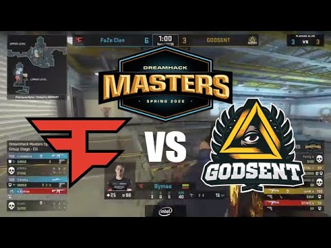 Bymas FIRST in FaZe! FaZe vs GODSENT - DreamHack Masters -HIGHLIGHTS CSGO