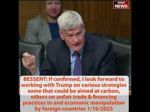 Bessent SHUTS DOWN Democrat about Trump's tariff; carbon, unfair trade & economic manipulation