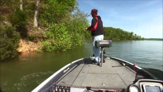 preview picture of video 'Bass Fishing John Hopkins Kentucky Lake 4-23-2015'