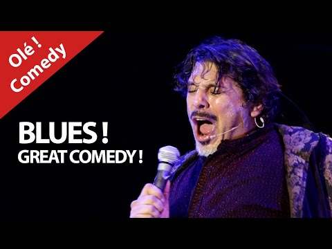 Olé Comedy Show ! "Blues" Great Moment with Funny Comedy Guitar and Harmonica in Germany !