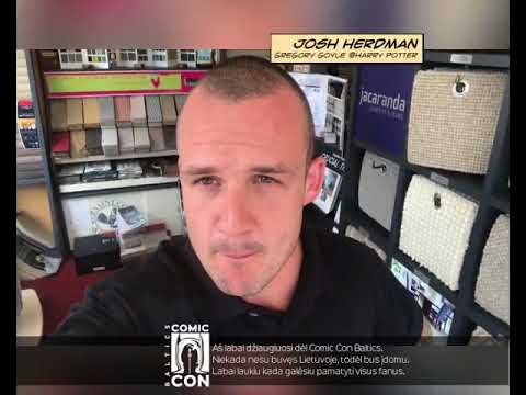 Josh Herdman invitation to Comic Con Baltics 2017