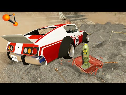 Beamng Drive EXPERIMENT Cars vs Nuclear Bombs #11