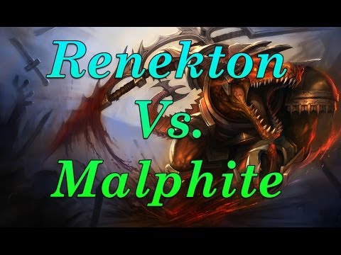 Renekton Vs. Malphite, Top lane, Ranked- Ep.25