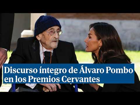 Álvaro Pombo no pronunciará el discurso del Premio Cervantes por problemas de salud