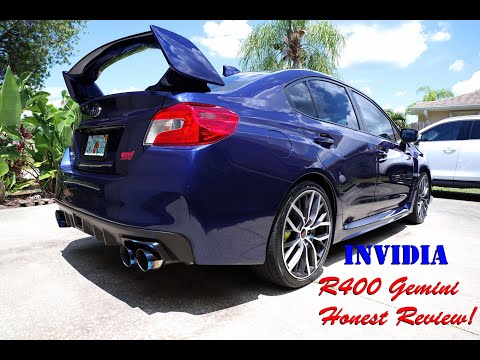 Reviewing The Invidia R400 Gemini Exhaust On Our 2021 Subaru WRX STI!