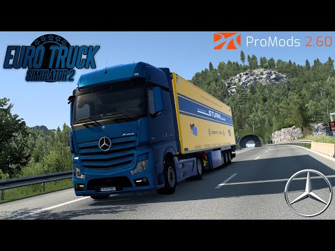 ETS2 1.43 | ProMods 2.60 | Mercedes Actros MP4 1846 | Klagenfurt - Frankfurt
