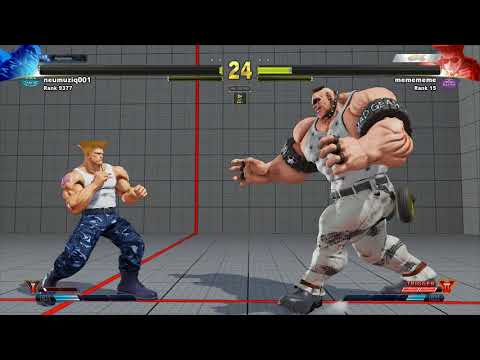 SFV~ Guile (Diago Umehara) vs. Abigail (neumuziq001) HD