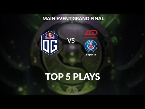 OG vs PSG TOP 5 plays Final The International 2018
