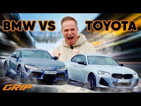 Duell der Plattform-Brüder: BMW M240i gegen Toyota GR Supra 3.0 😎🔥I GRIP