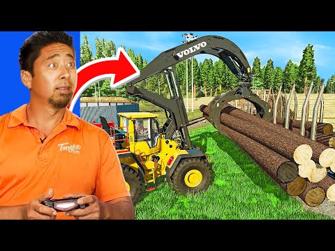 Real Farmer Plays Farming Simulator 22 | Experts Play