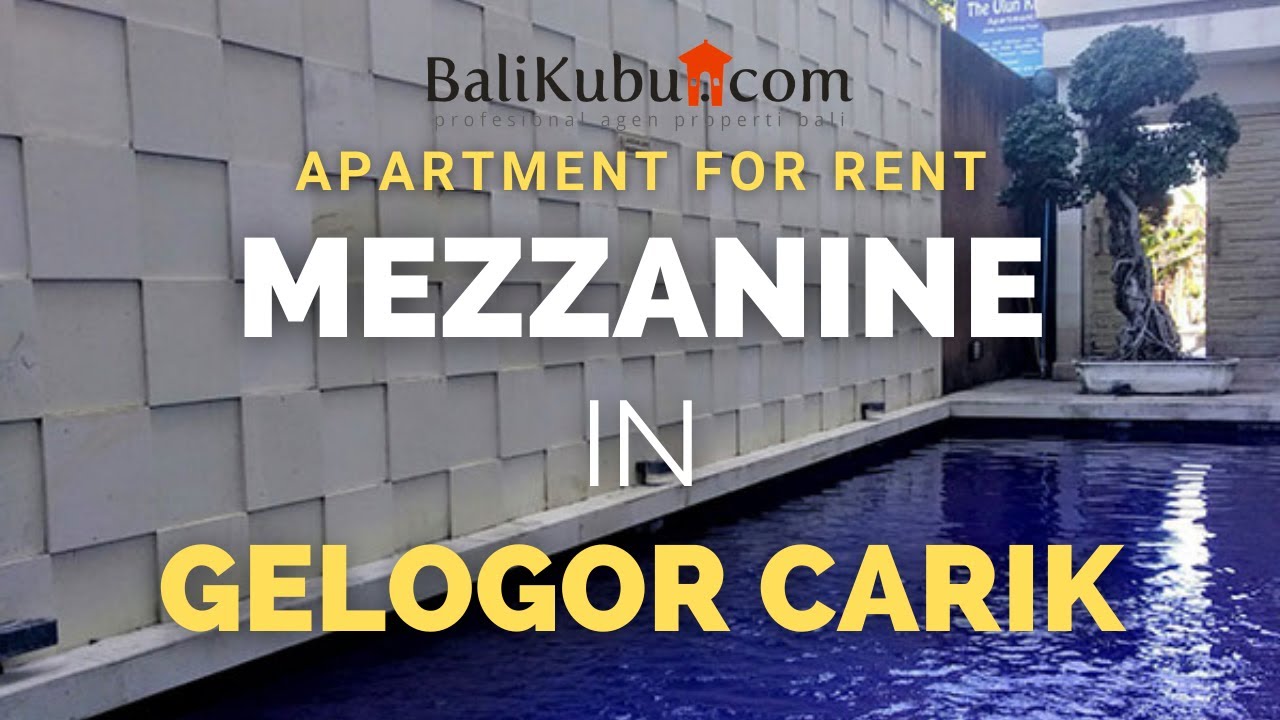 AMR-003.TUK-Z | Disewakan Bulanan – Apartment Mezzanine Room di Gelogor Carik, Pemogan