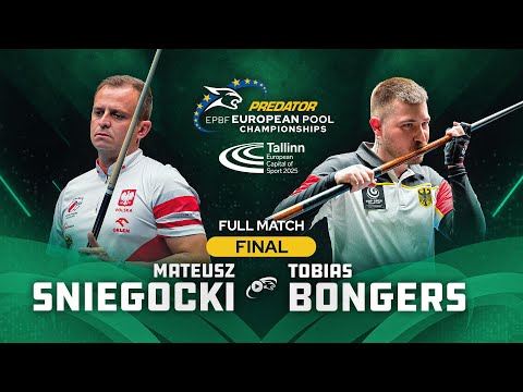 SNIEGOCKI vs BONGERS ▸ Straight Pool ▸ 2025 PREDATOR EUROPEAN Pool Championships