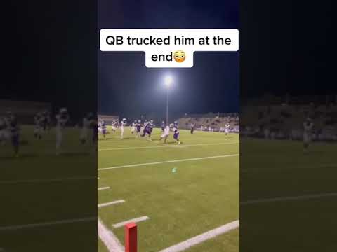 QB hit him with that TRUCK STICK 🕹️💪 #shorts