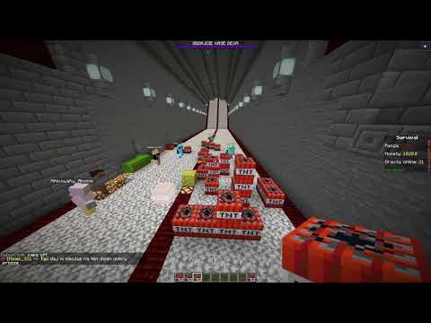 ROZWALAMY SPAWN NA SERWERZE MINECRAFT - admin oszalał