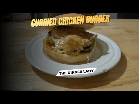 CURRIED CHICKEN BURGER