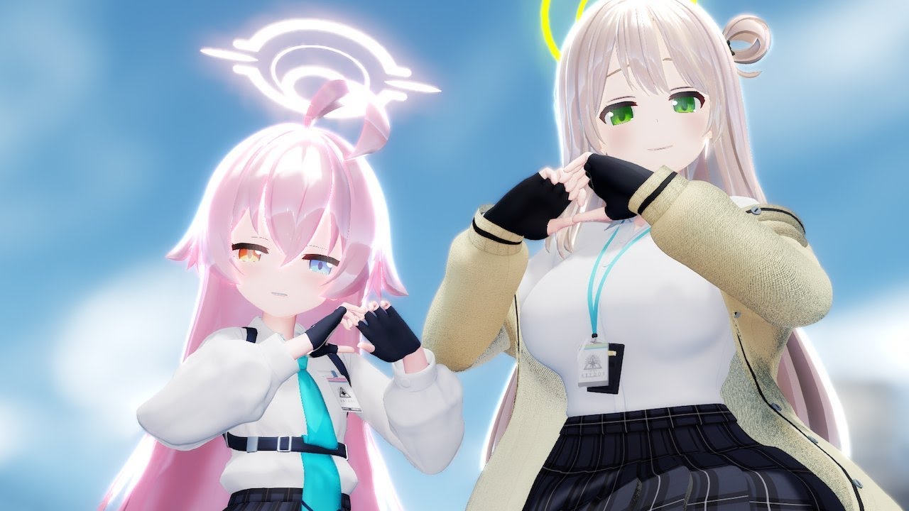 【ブルアカ】ホシノとノノミで「Loveit Dance」【Blue Archive MMD Hoshino Nonomi】