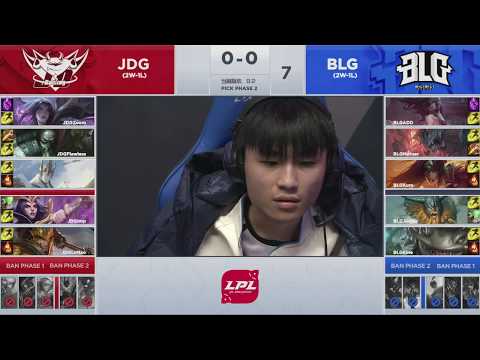 JDG vs BLG Highlights Game 1 LPL Spring 2019 W4D2 JD Gaming vs Bilibili Gaming