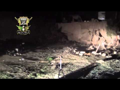 استهداف أحد حواجز النظام في ريف دمشق بقذائف الهاون من قبل كتيبة أسامة بن زيد