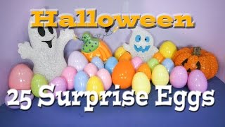 25 Surprise Eggs 25 Spooky Surprise Eggs with Candy, Scooby Doo Toys Surprise Eggs Surprise