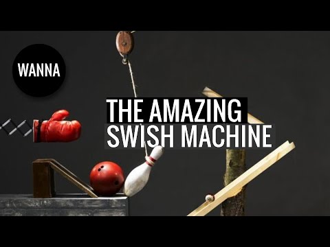 The Wolds Best Rube Goldberg Machine Trickshot: The Swish Machine by Creezy | Take the Ride!