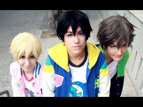 CHATROULETTE #4 Free! Cosplay [Haru, Makoto & Nagisa]