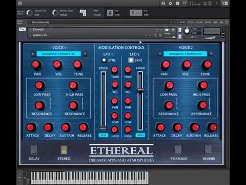 Ethereal for Kontakt 5.6 - Atmospheres and Soundscapes - Patch Demo