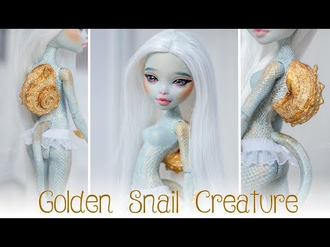 Golden Snail Creature (Customized Lagoonafire by UNNiEDOLLS)